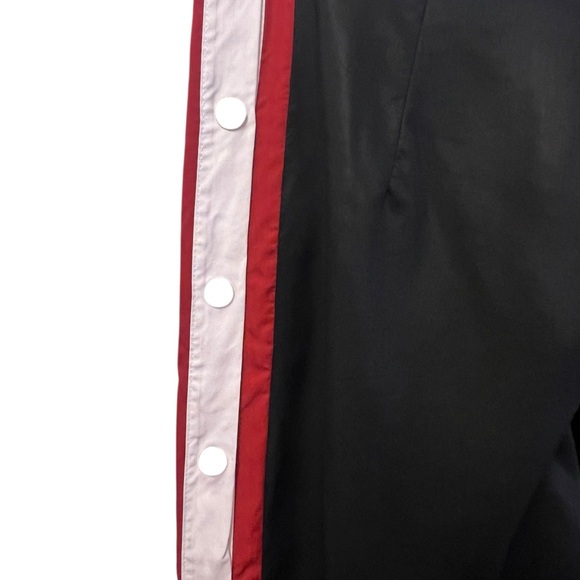 Lovers + Friends Black Flare Pants with Red and White Stripes - Picture 5 of 7